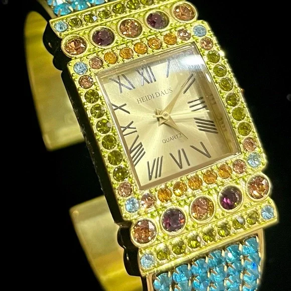 Heidi Daus | Accessories | Heidi Daus Gold Tone Jewel Tone  display picture 1
